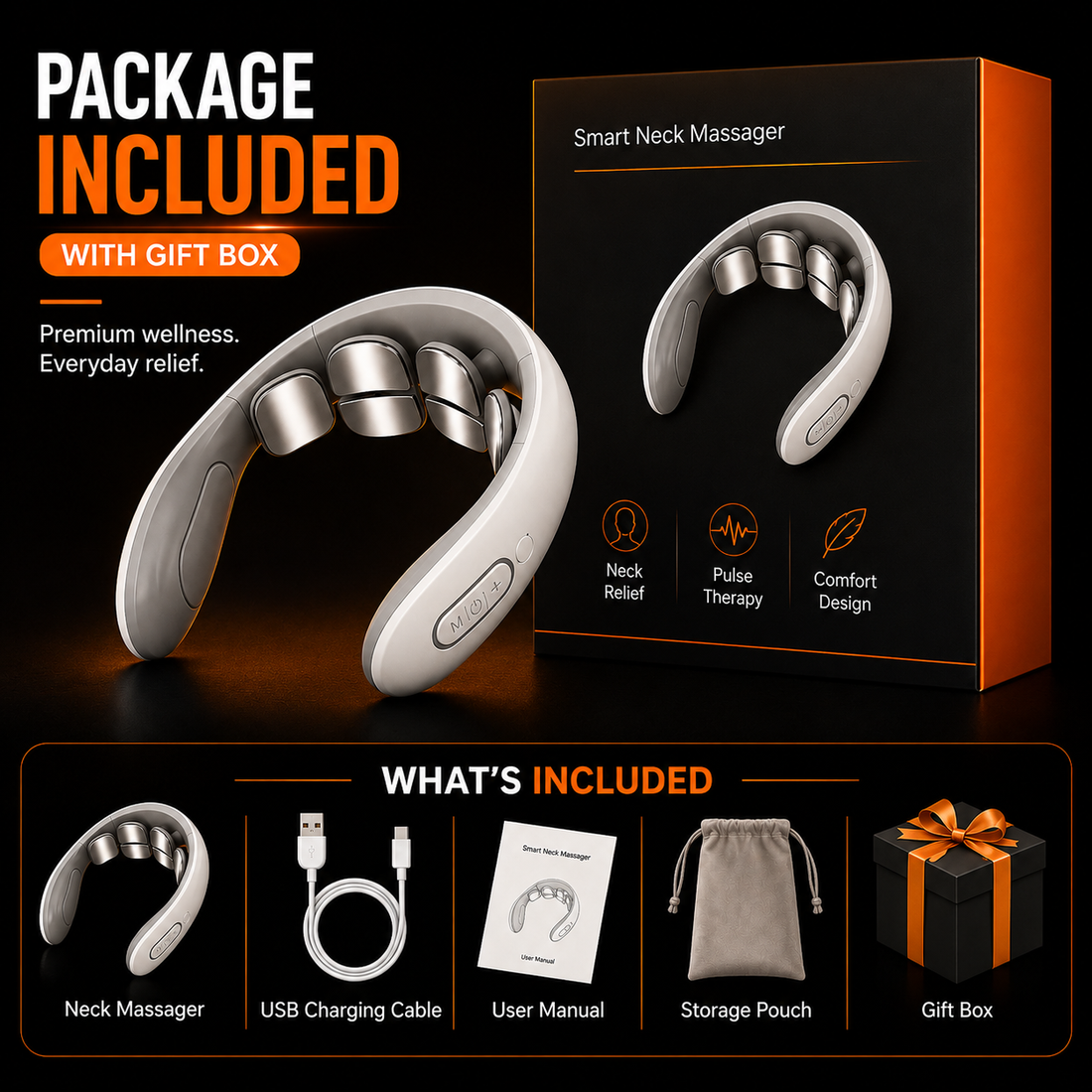 Velora Ease™ — Smart Neck Recovery Massager