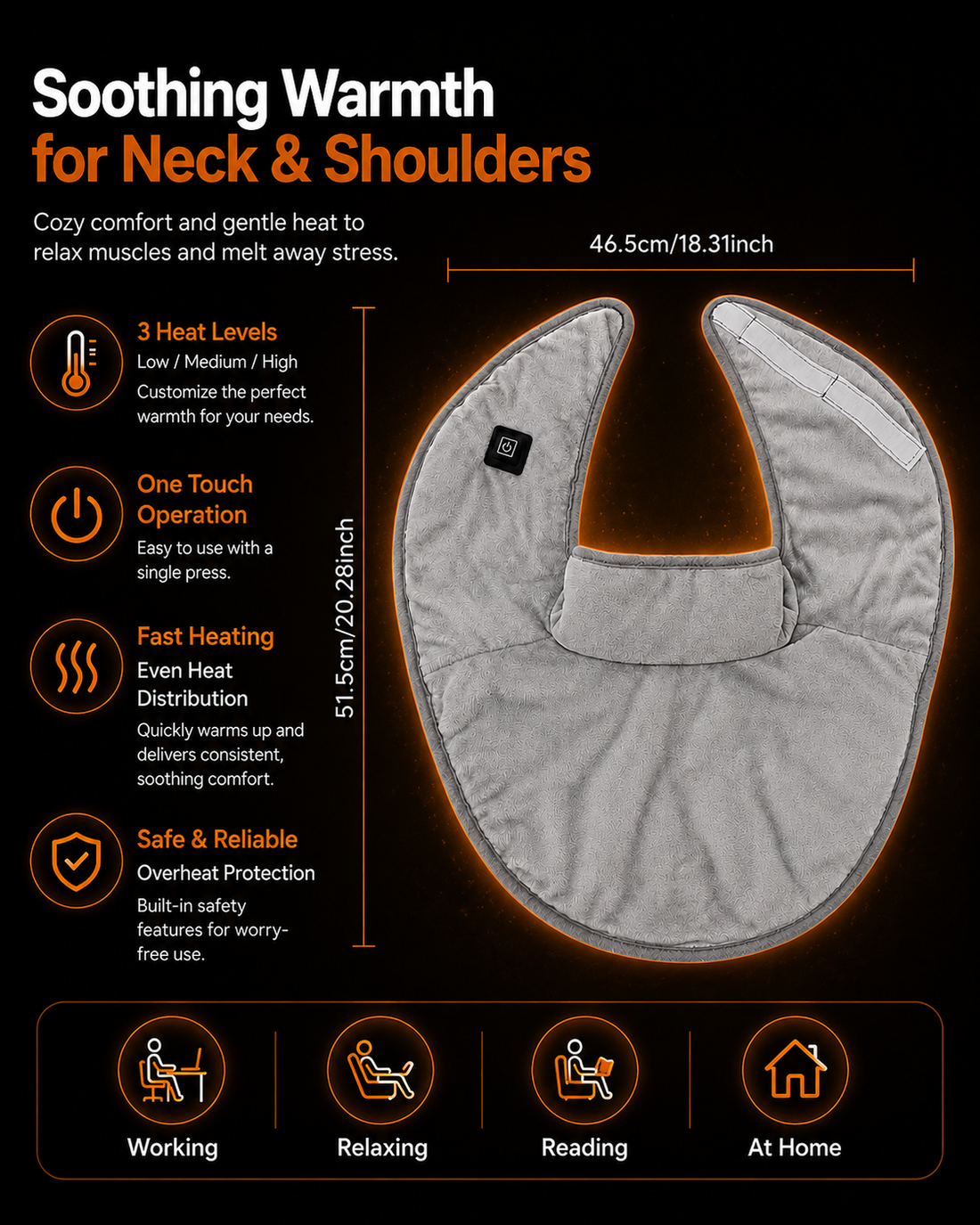 Velora Neck™ — Heated Neck & Shoulder Wrap