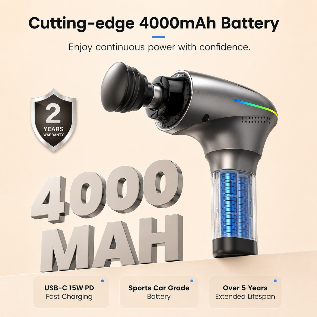 Velora Elite™ — Heat & Cold Therapy Massage Gun