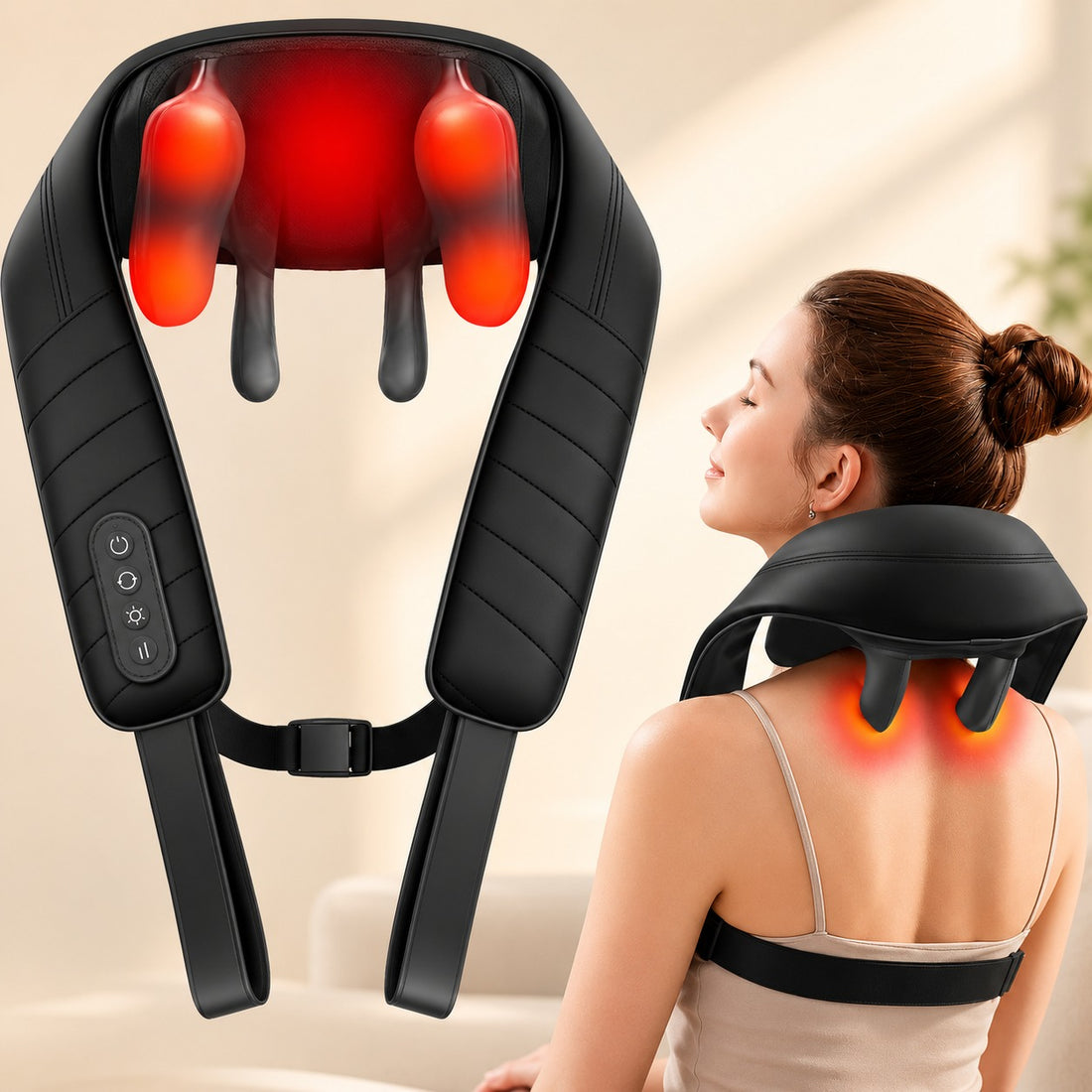 Velora Neck™ — Heated Shiatsu Neck & Shoulder Massager